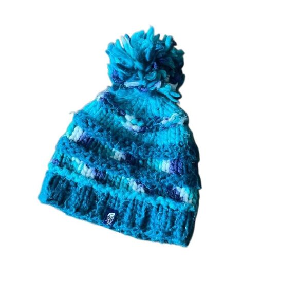 TNF Chunky Pom Pom Beanie - Picture 2 of 10